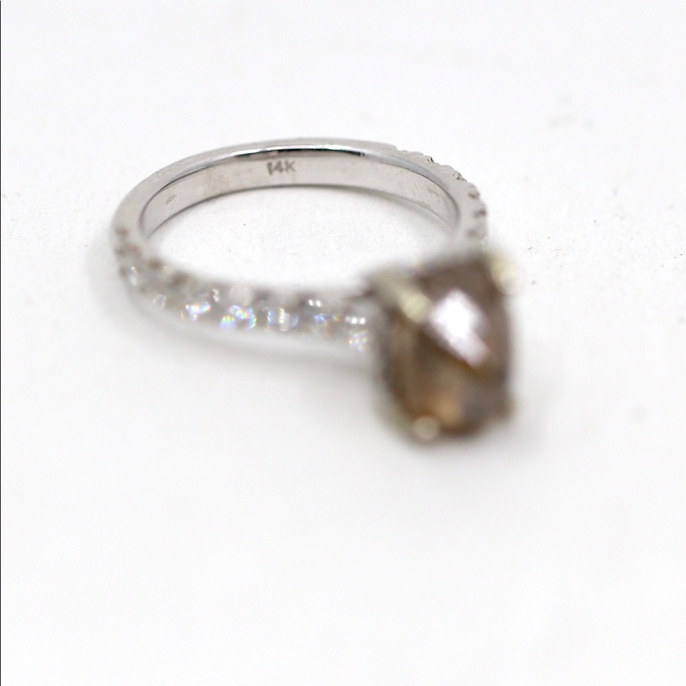 5.14 Carat Rough Diamond Engagement Ring - Picture 8 of 10
